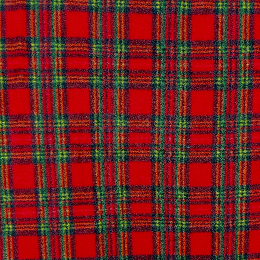 Evergreen Tartan Anti Pill Polar Fleece Fabric