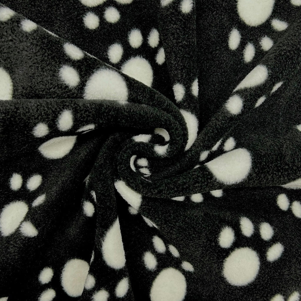 Walking Paws Anti Pill Polar Fleece Fabric