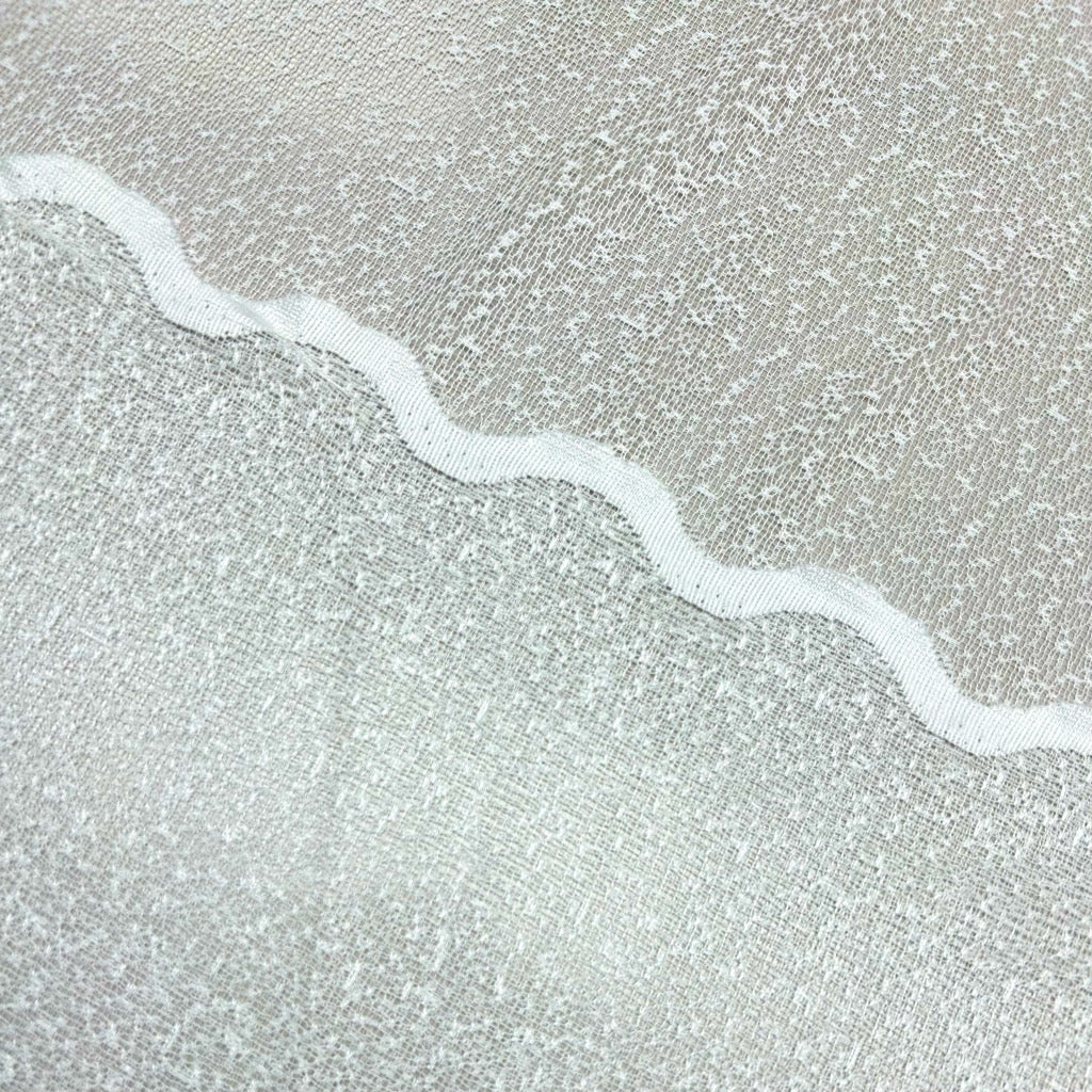 Soft Net Embroidery Curtain Voile Fabric