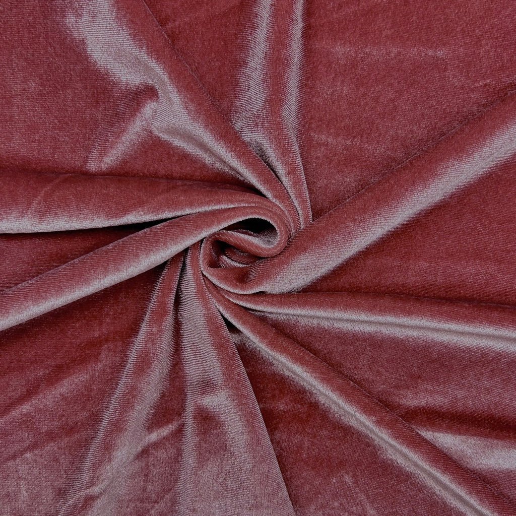 Plain Stretch Velvet Fabric