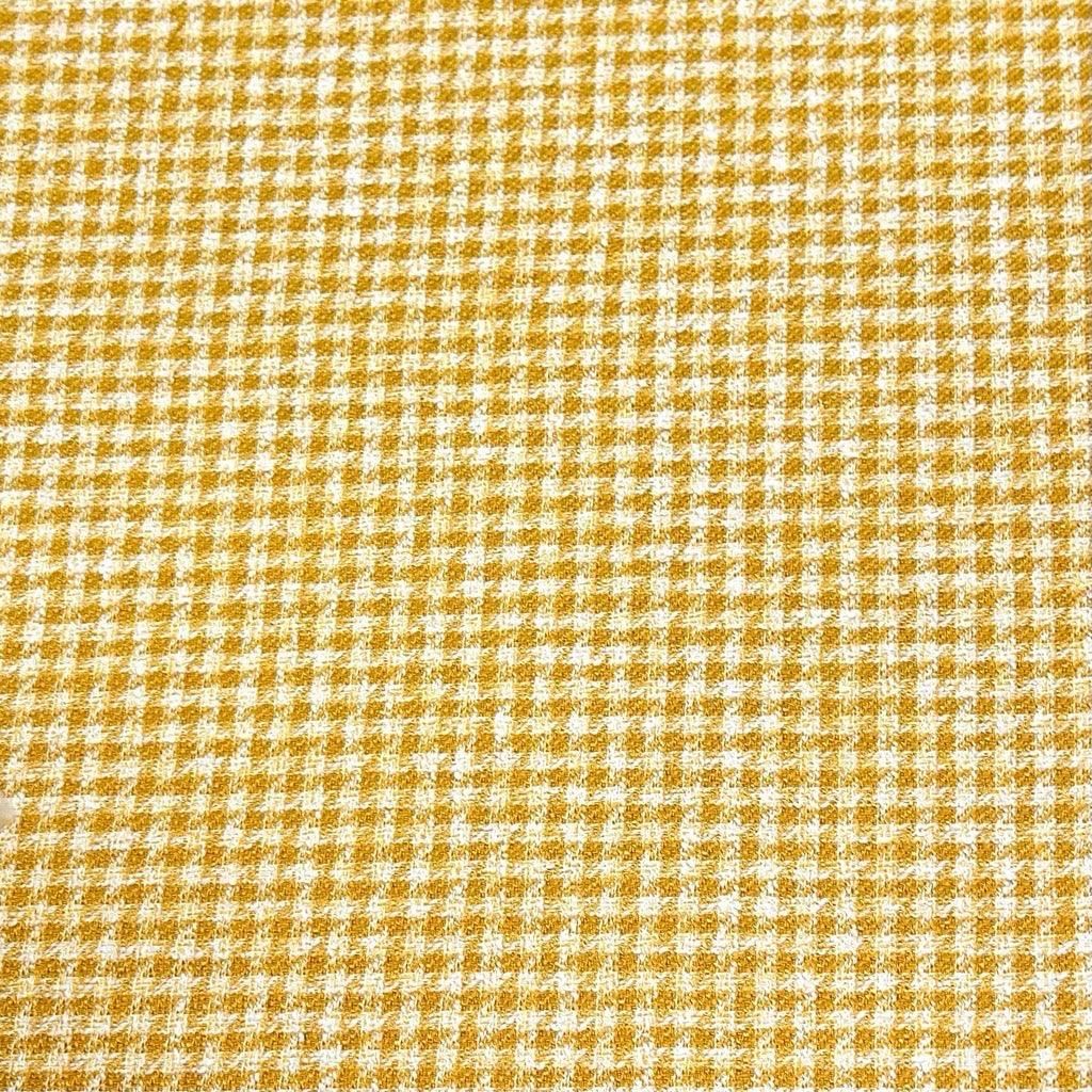 Mustard and Ivory Boucle Fabric - Pound Fabrics