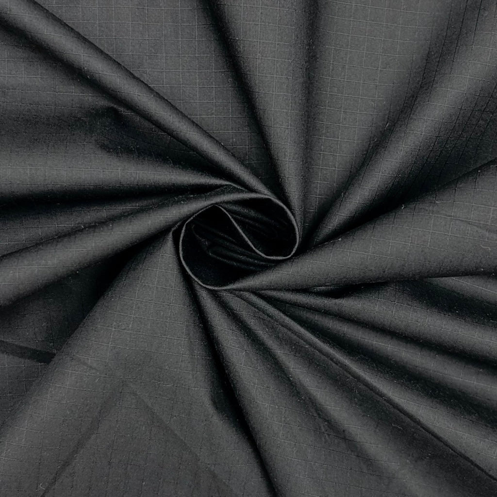 Small Check Water Resistant Ripstop Fabric