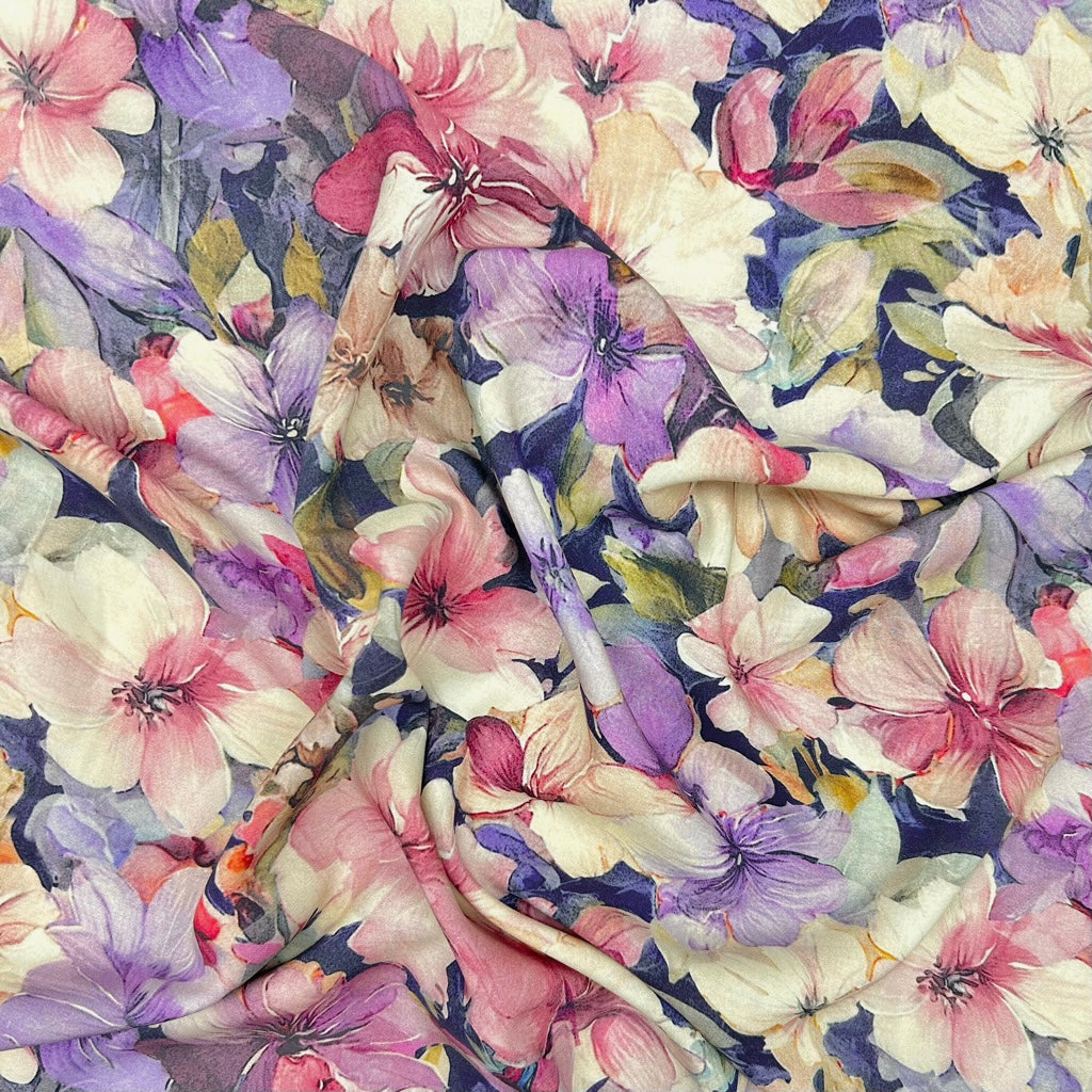 Bloom Cascade Viscose Fabric