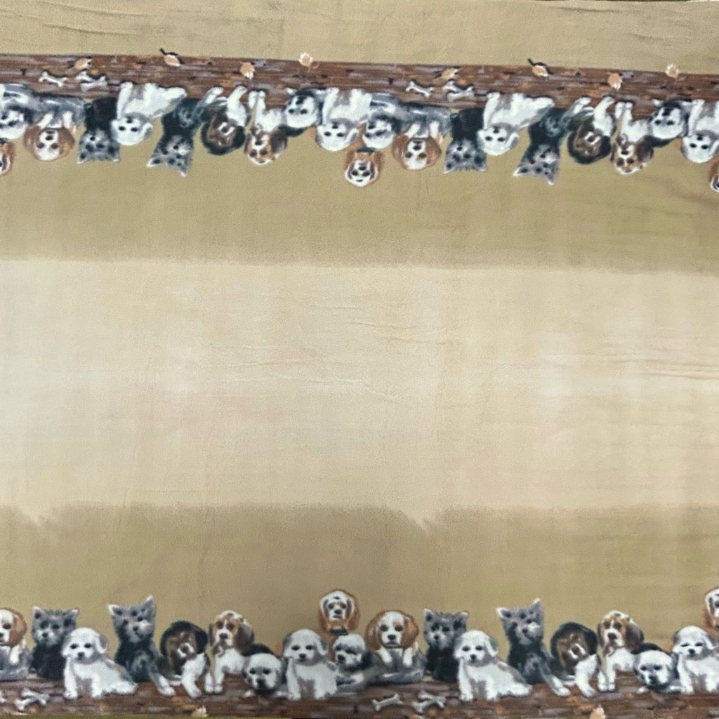 Little Puppies Anti Pill Polar Fleece Fabric