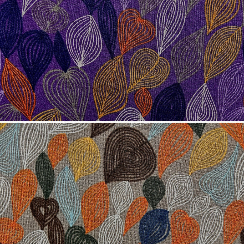 Vivid Vines Digital Modal-Touch Jersey Fabric