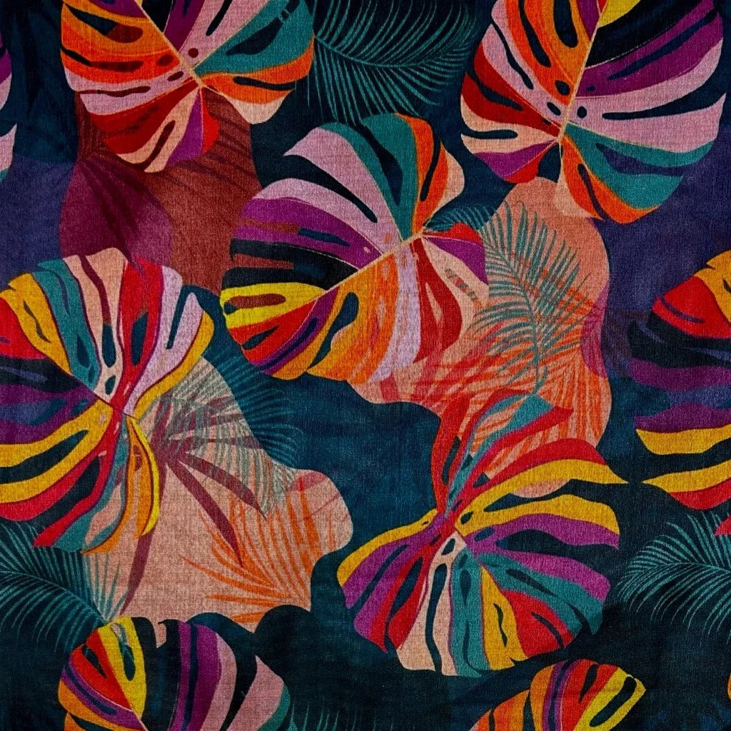 Lush Blossom Faux Silk Fabric - Pound Fabrics