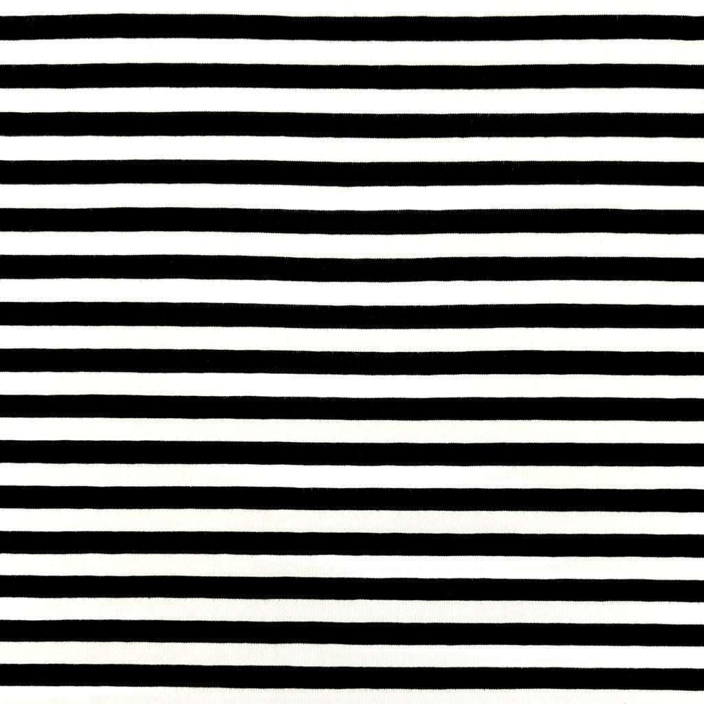 Classic Striped Cotton Jersey Fabric