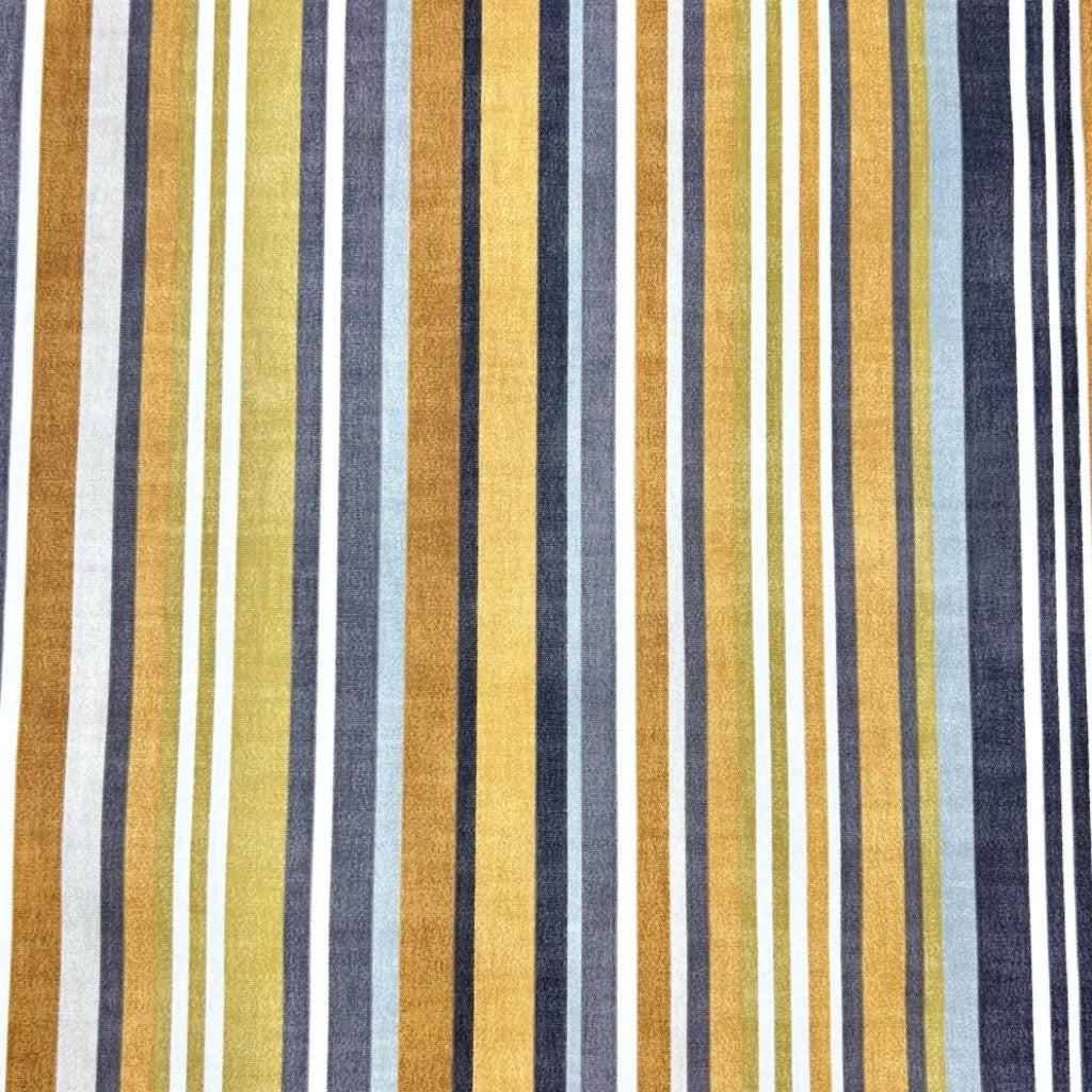 Broad Stripe Cotton Canvas Fabric