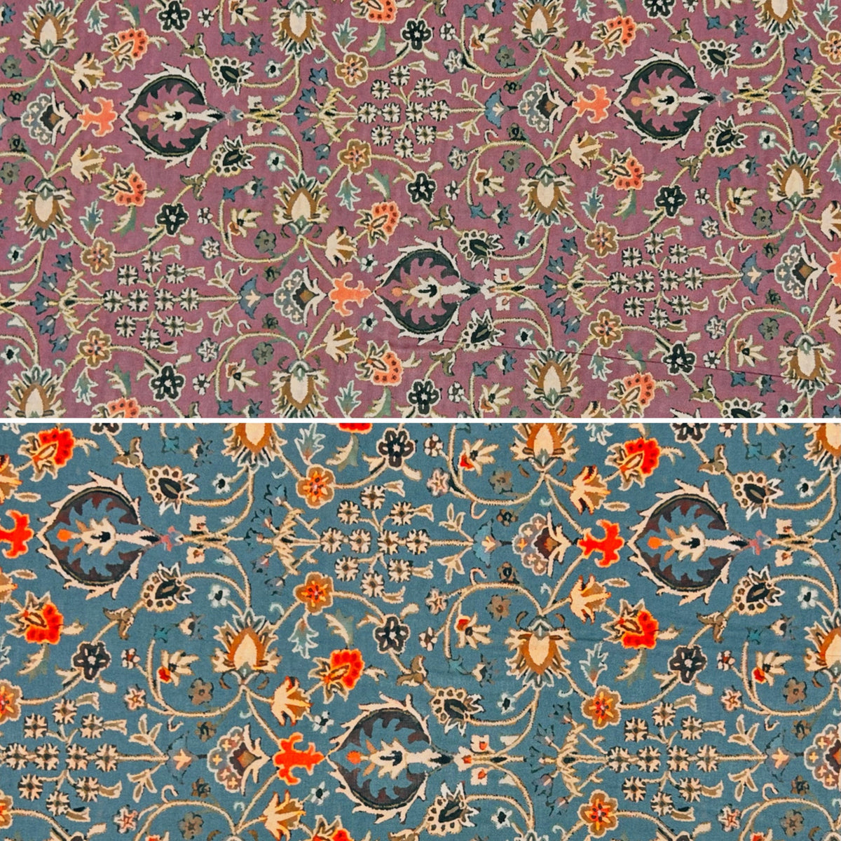 Persian Floral Cotton Lawn Fabric