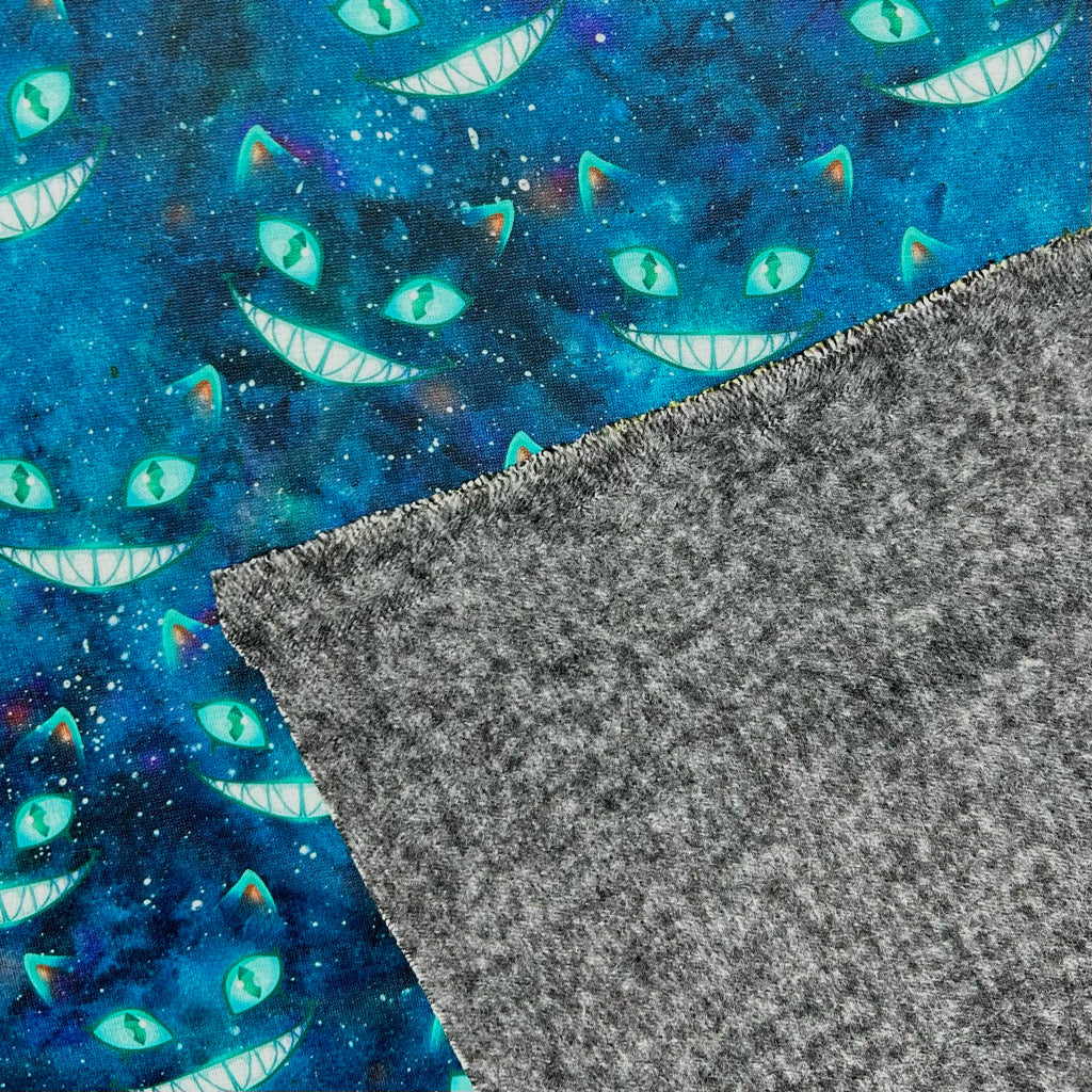 Galaxy Cats Sweatshirt Fabric