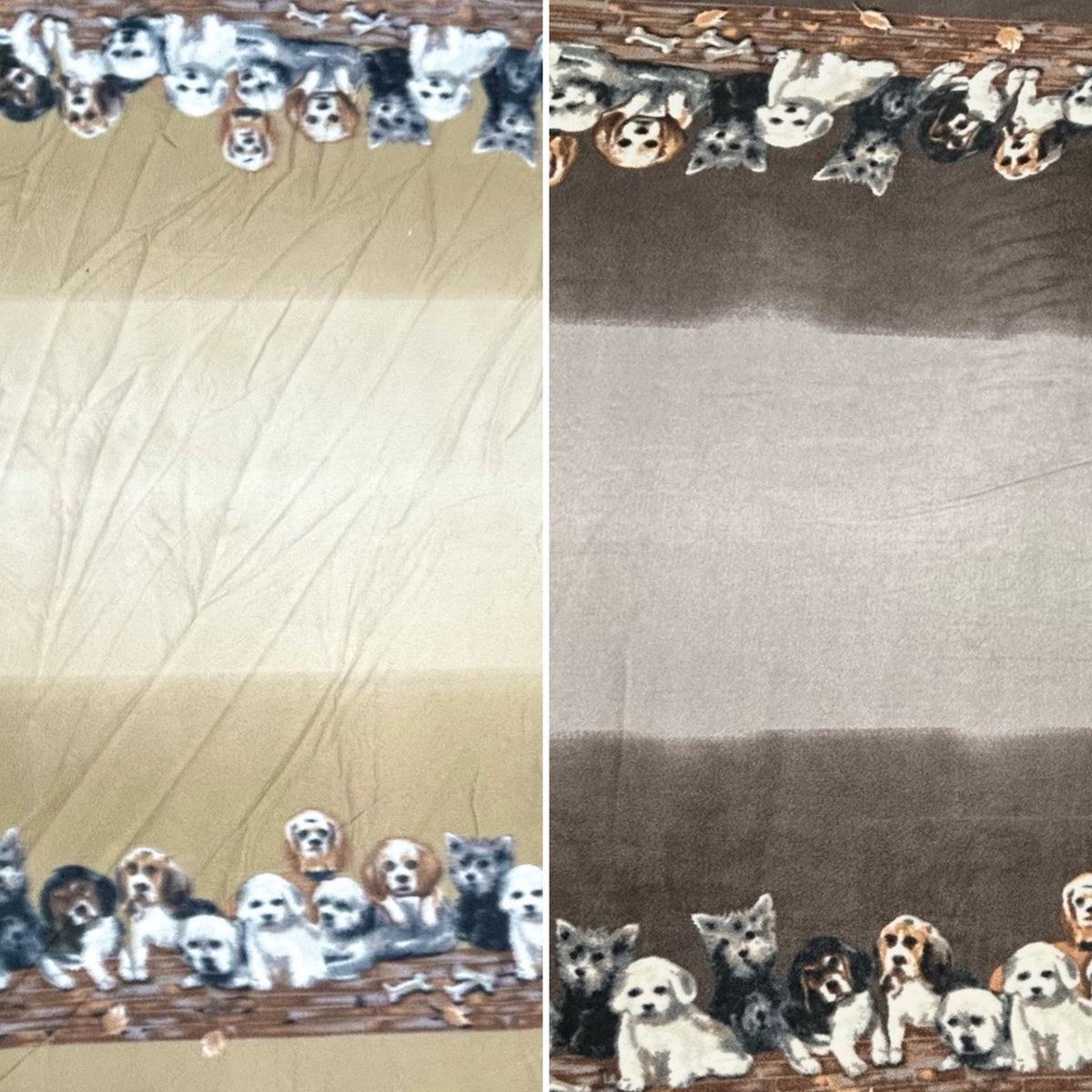 Little Puppies Anti Pill Polar Fleece Fabric