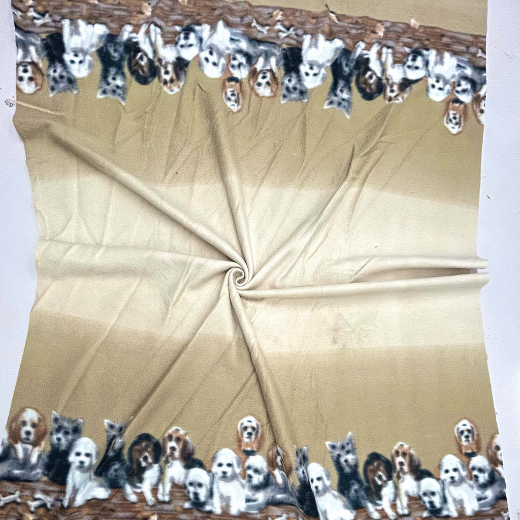 Little Puppies Anti Pill Polar Fleece Fabric