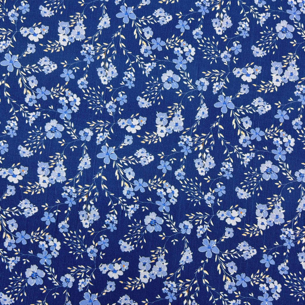 Scattered Blooms Needlecord Fabric