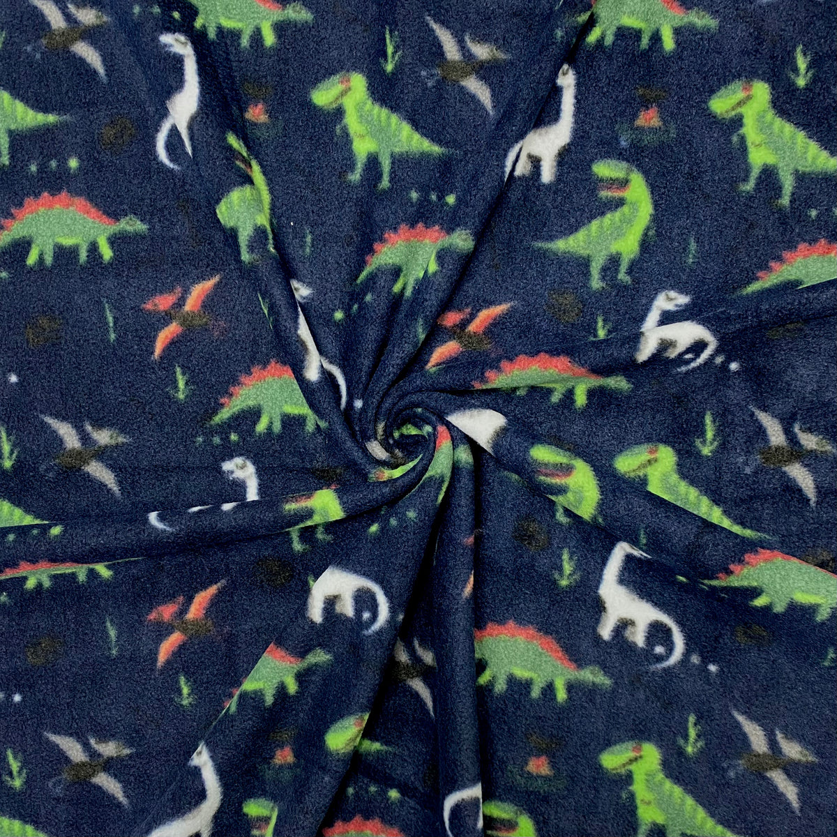 Dinosaurs Anti Pill Polar Fleece Fabric
