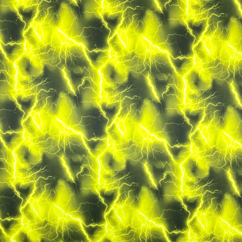 Electric Lightning Jersey Fabric