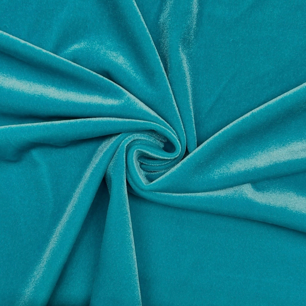 Plain Stretch Velvet Fabric
