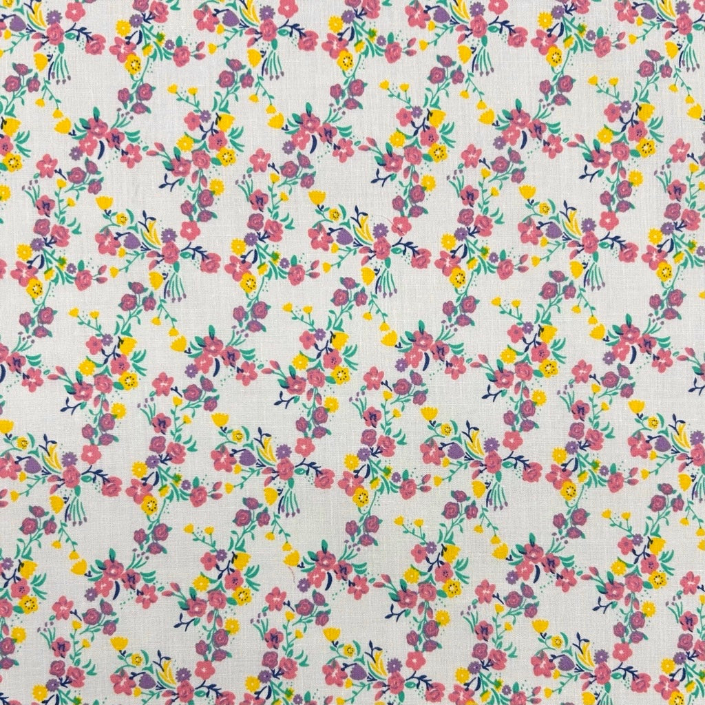Heirloom Blossom Polycotton Fabric