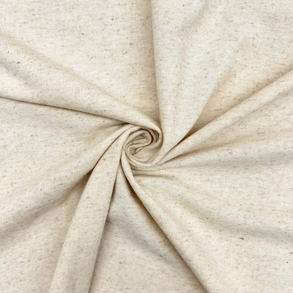 Plain Cotton Linen Jersey Fabric