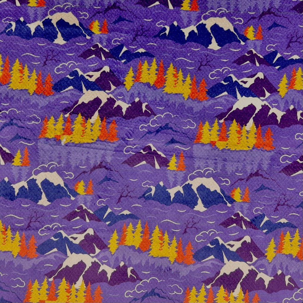 Mountain Meadow Sherpa Fur Backed Fleece Fabric