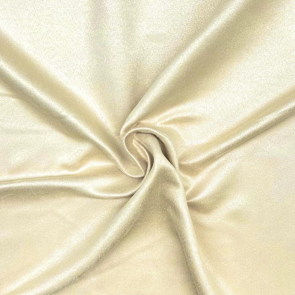 Cream Faux Suede Fabric