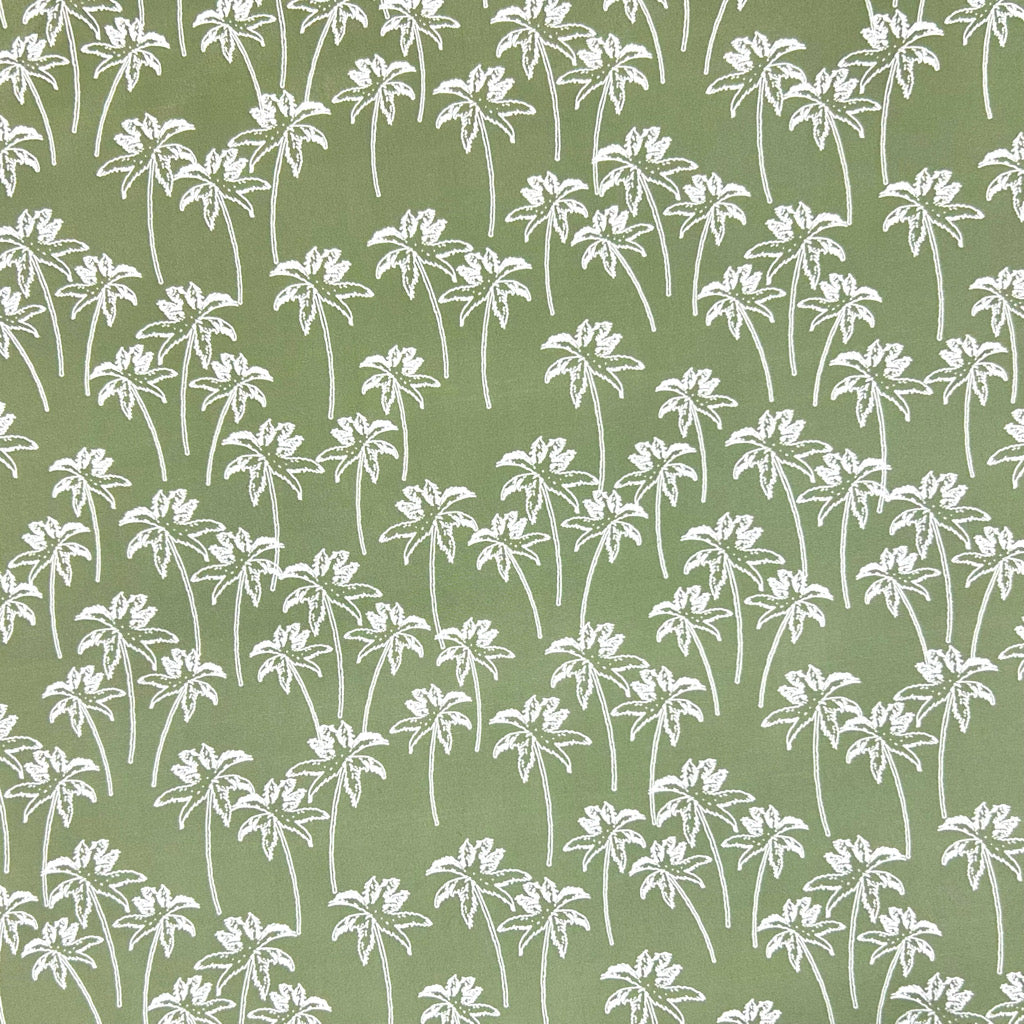 Coastal Palms Swim Shorts Fabric
