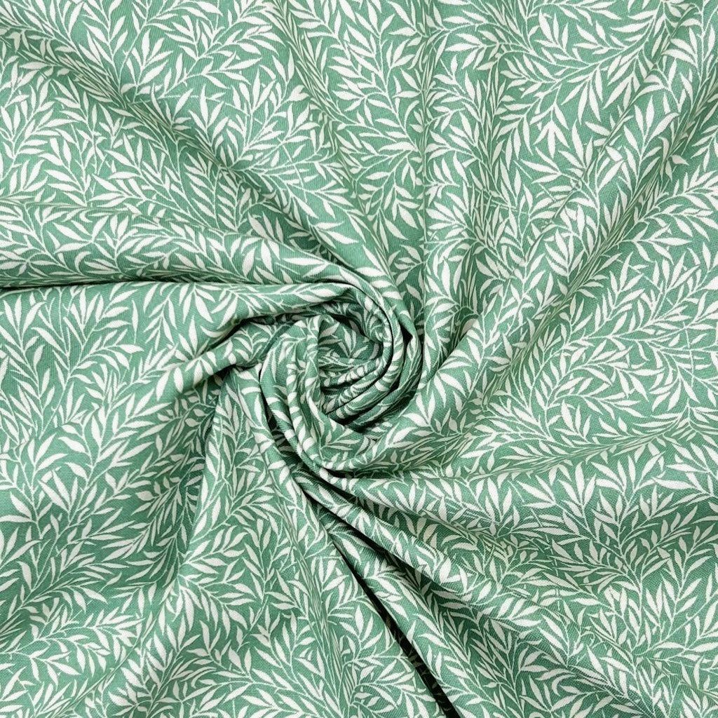 Lily Leaf Cotton Fabric - Pound Fabrics