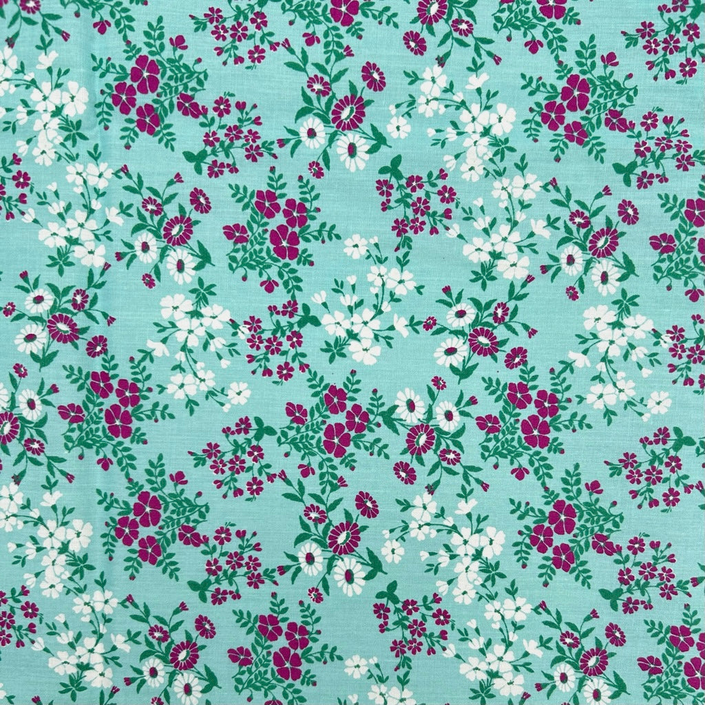 Tiny Blossom Polycotton Fabric - 3m Pre-cut