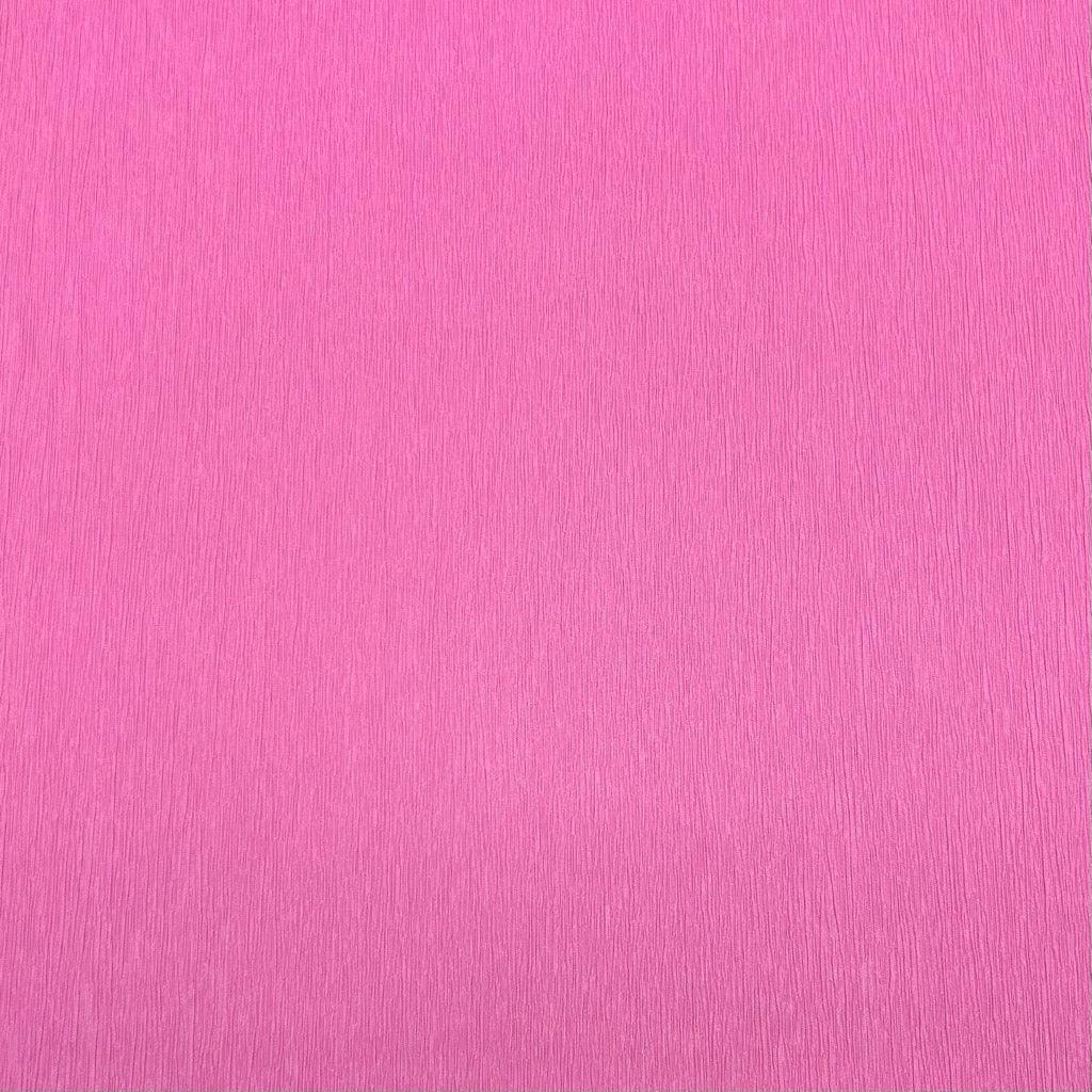 Pink Crinkle Polyester Fabric - Pound Fabrics