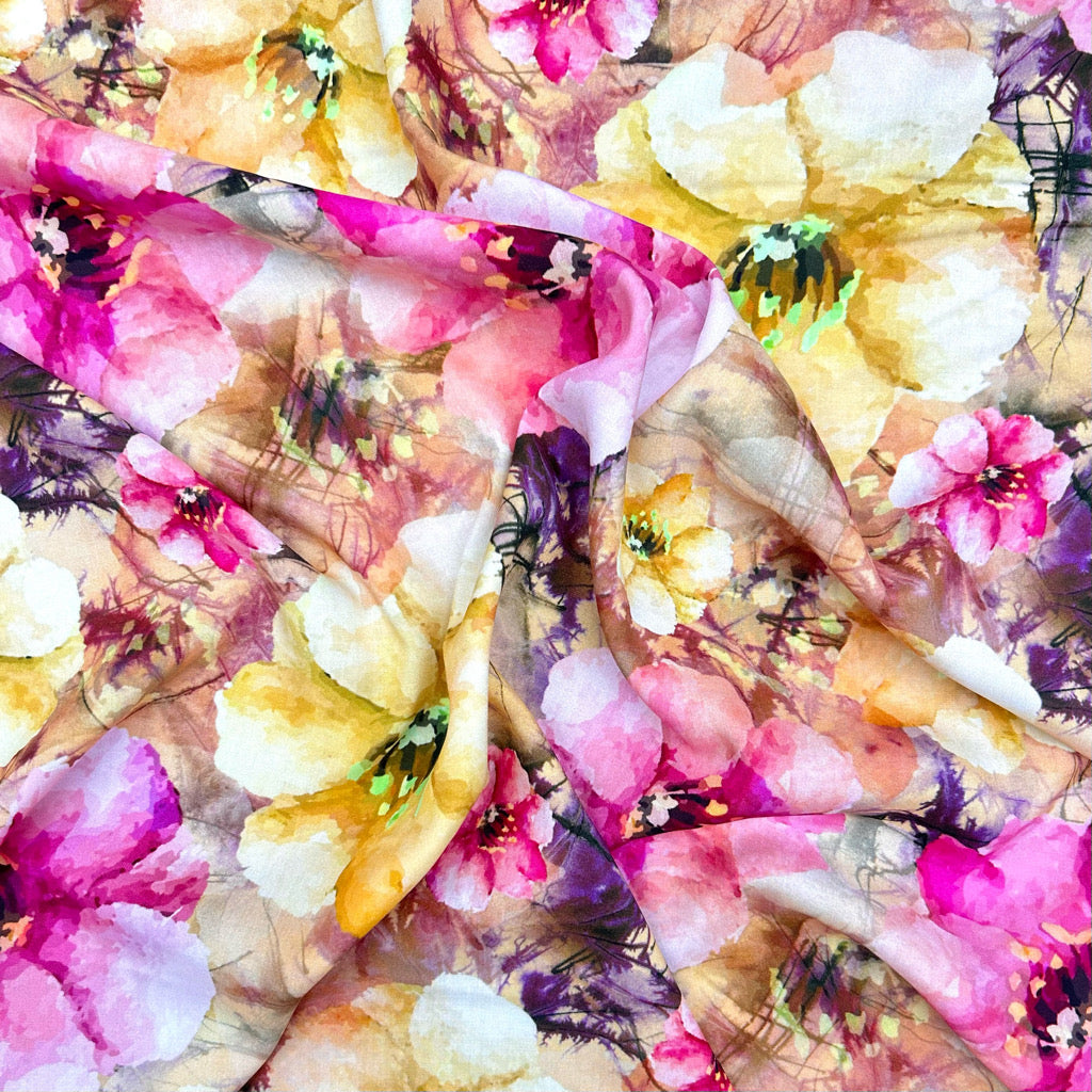 Soft Symphony Viscose Poplin Fabric