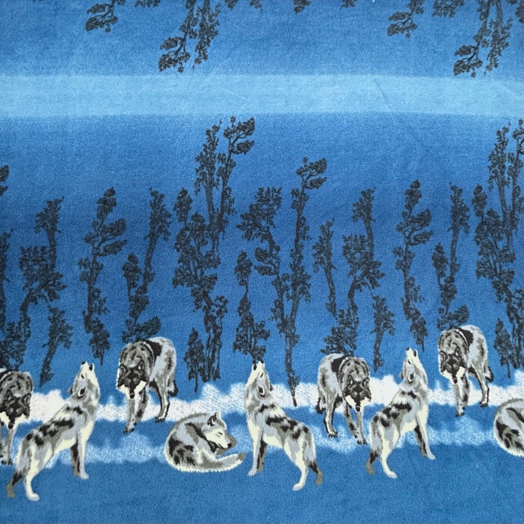 Winter Forest Anti Pill Polar Fleece Fabric