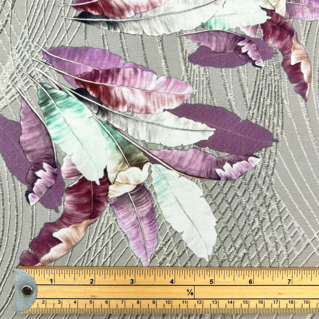Palm Weave Viscose Challis Fabric