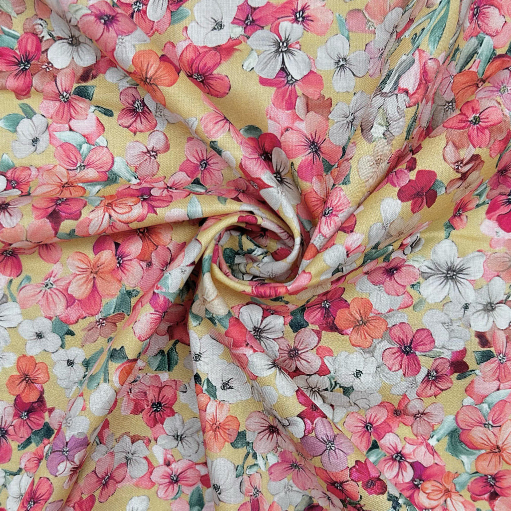 Petal Parade Cotton Lawn Fabric
