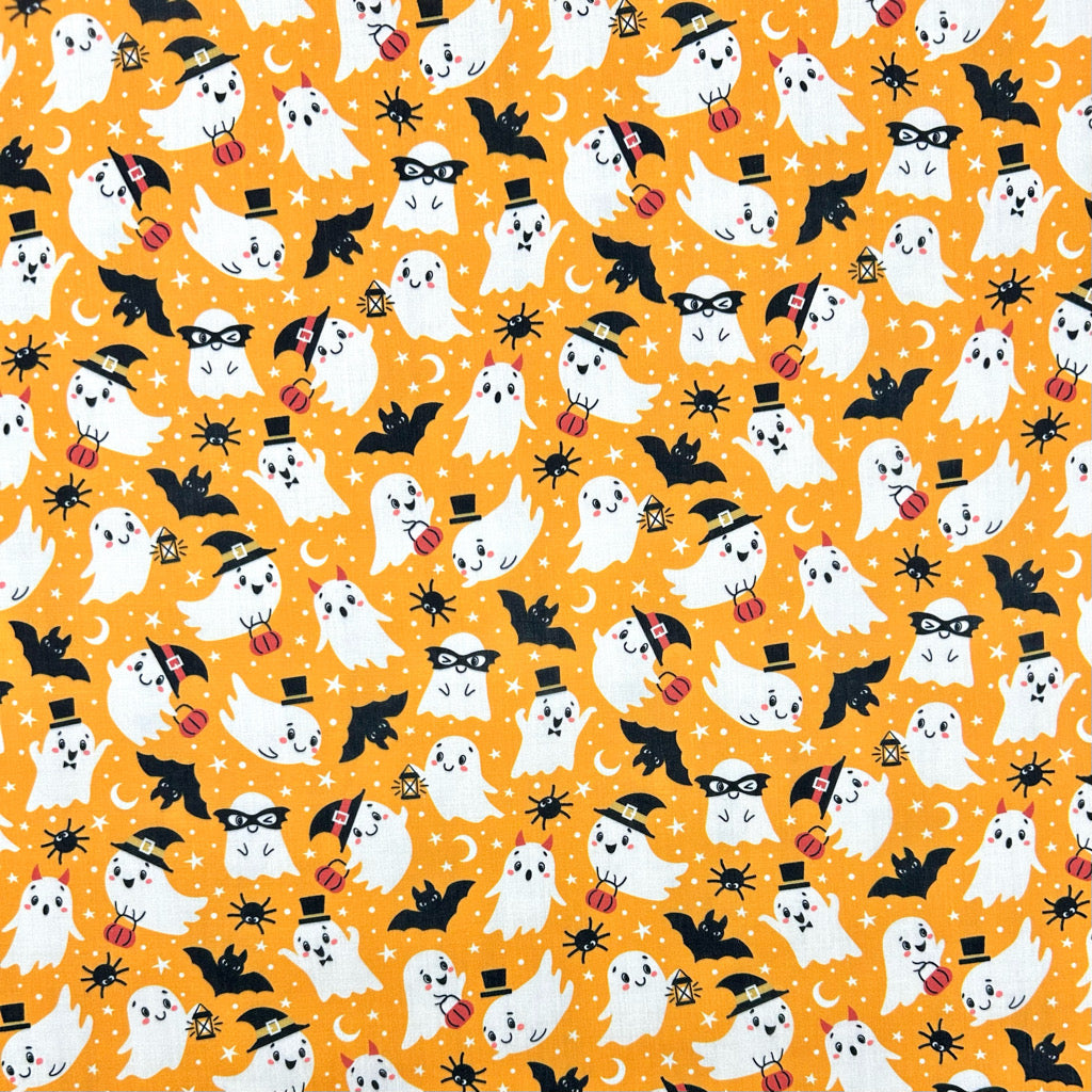 Little Ghosts Polycotton Fabric