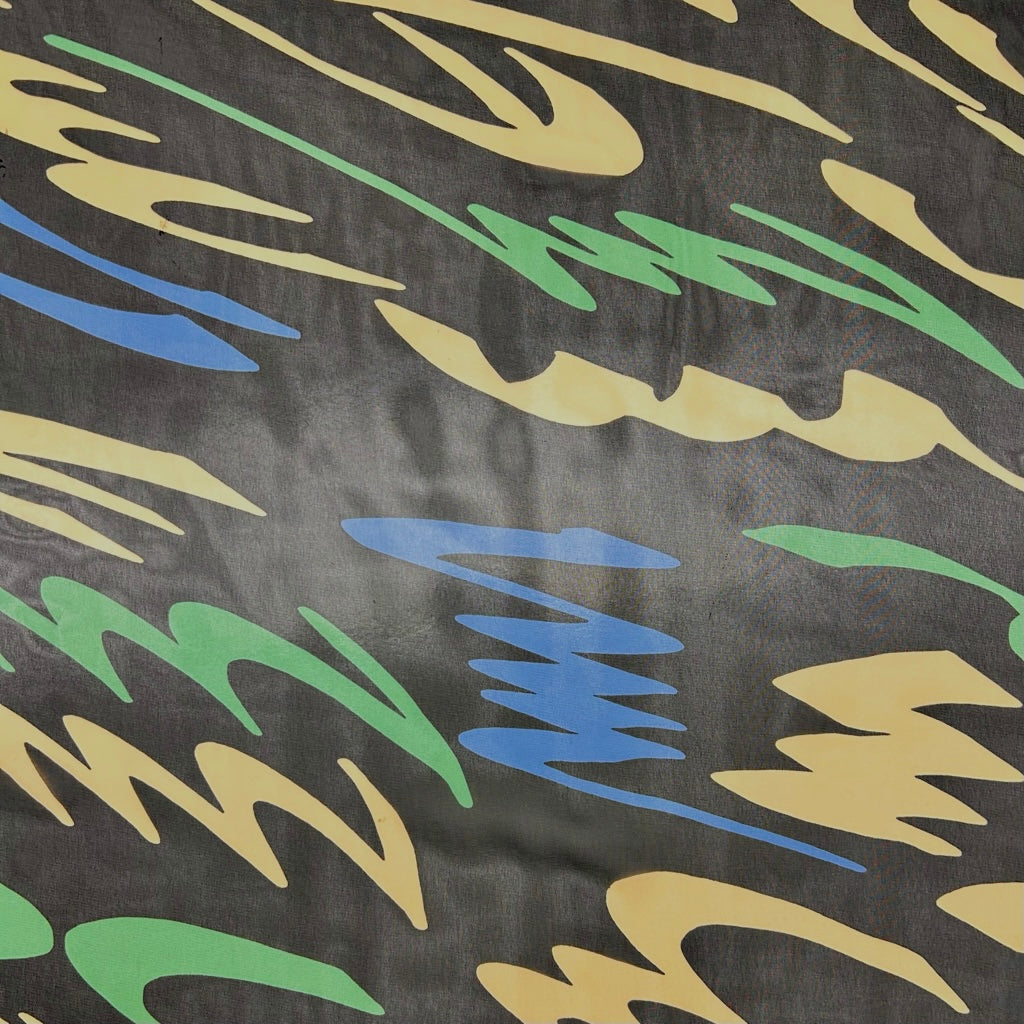 Painted Sketch Chiffon Fabric
