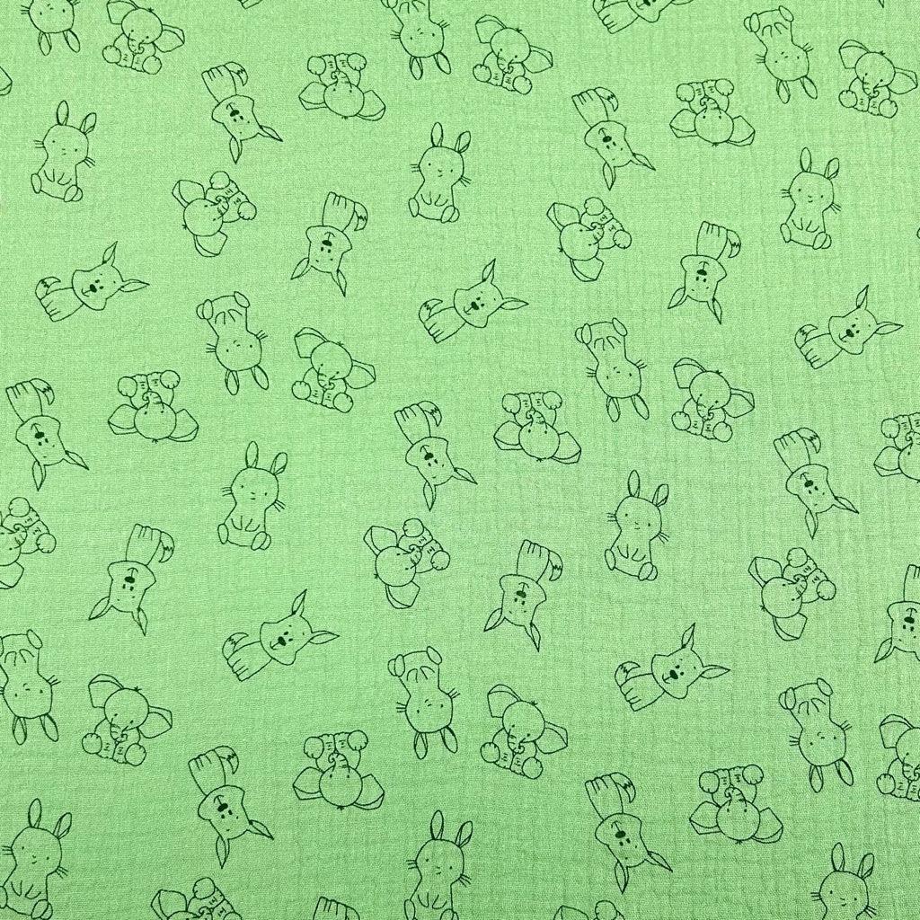 Small Animals Double Gauze Fabric - Pound Fabrics