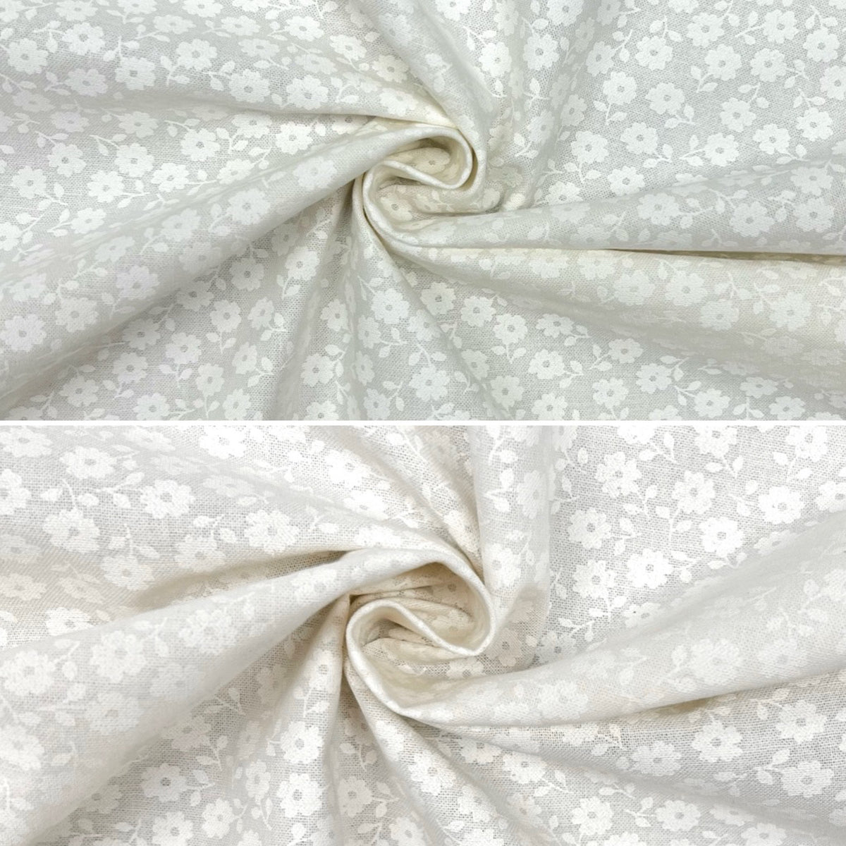 Pearl Bloom Cotton Lacquer Fabric