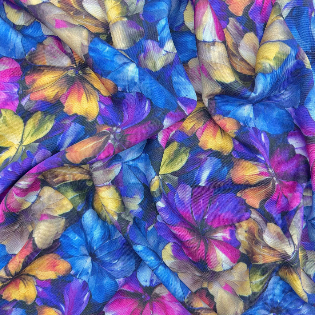 Midnight Muse Viscose Twill Fabric