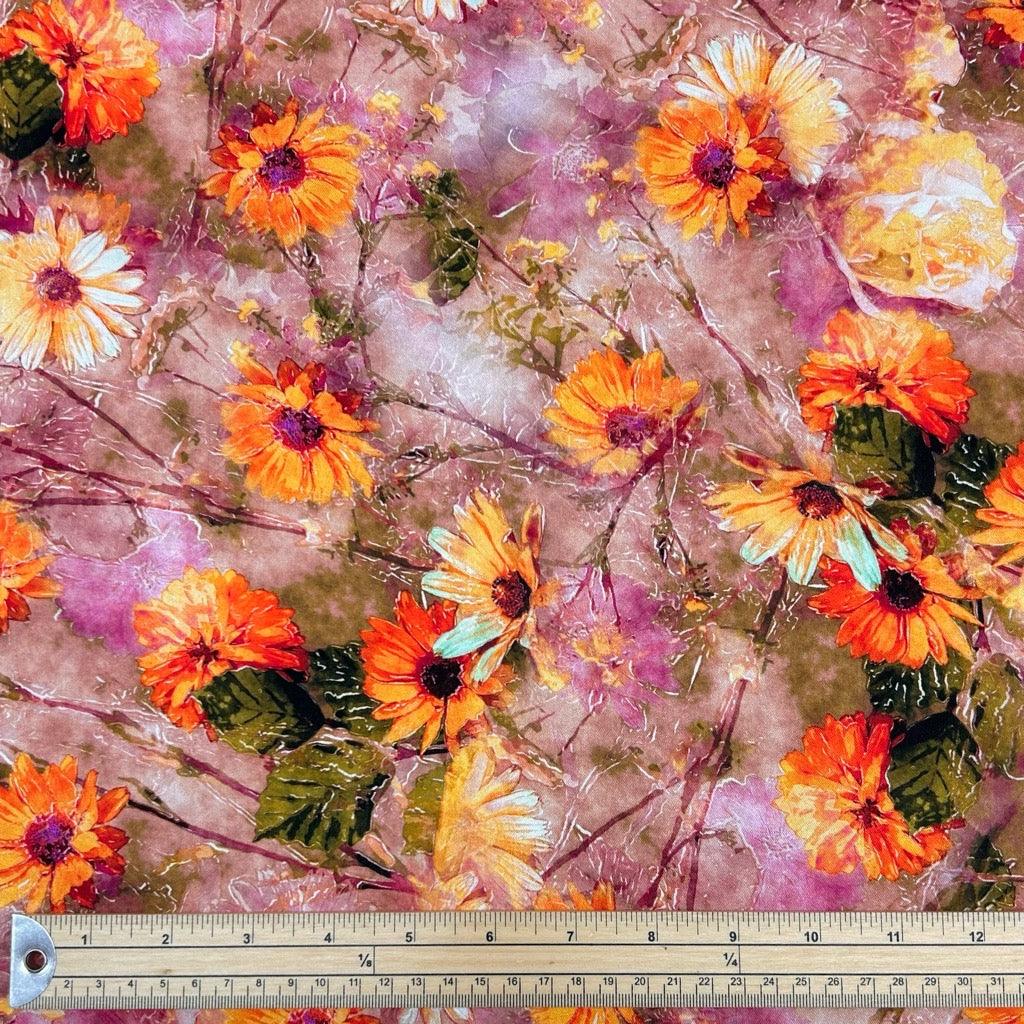 Enchanted Meadow Viscose Twill Fabric - Pound Fabrics