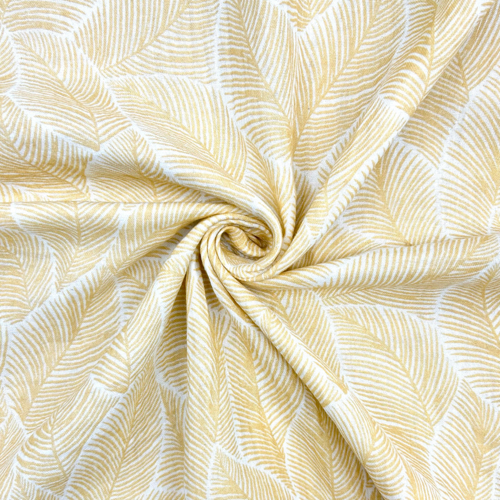 Leafy Charm Double Gauze Fabric