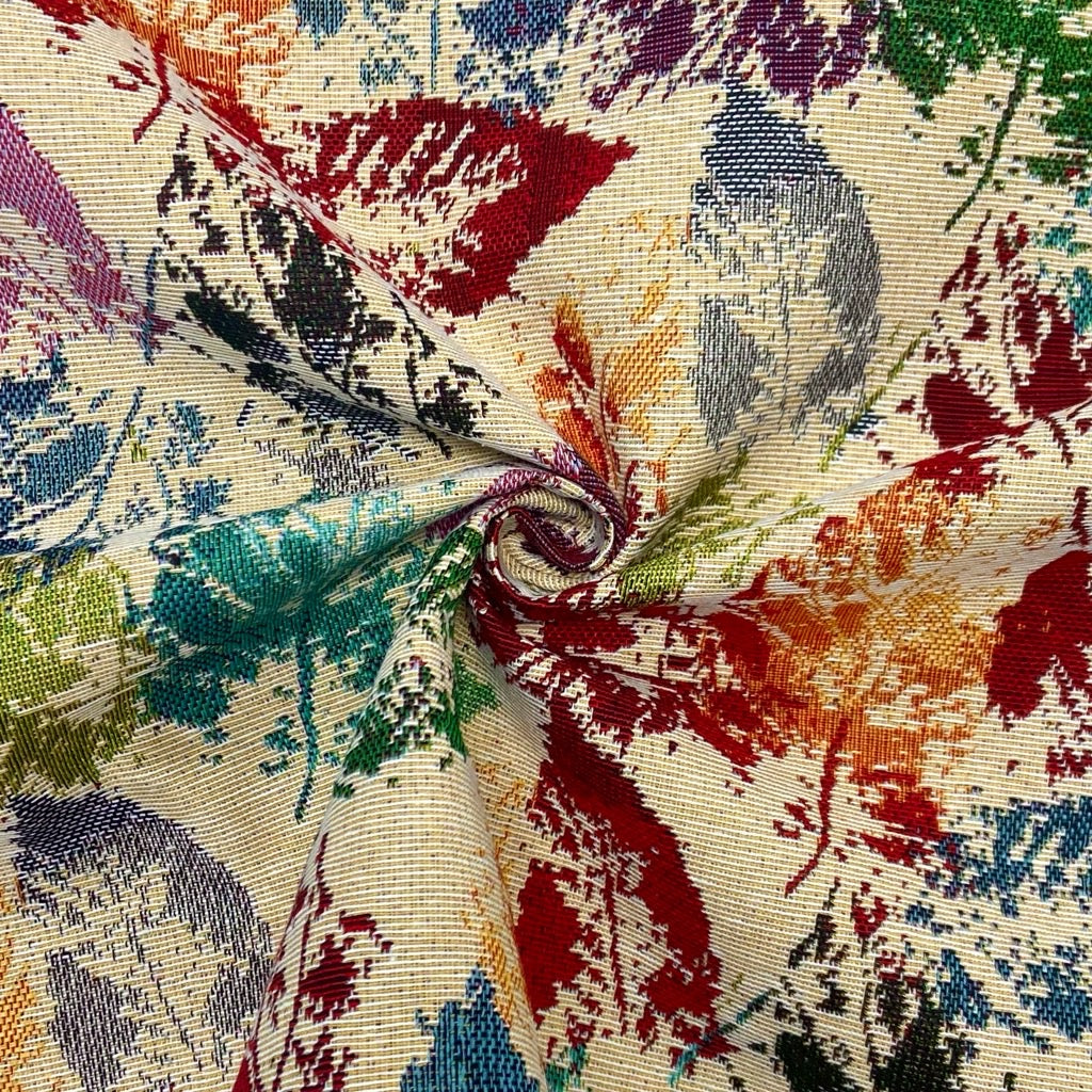 Autumn Leaves Tapestry Fabric