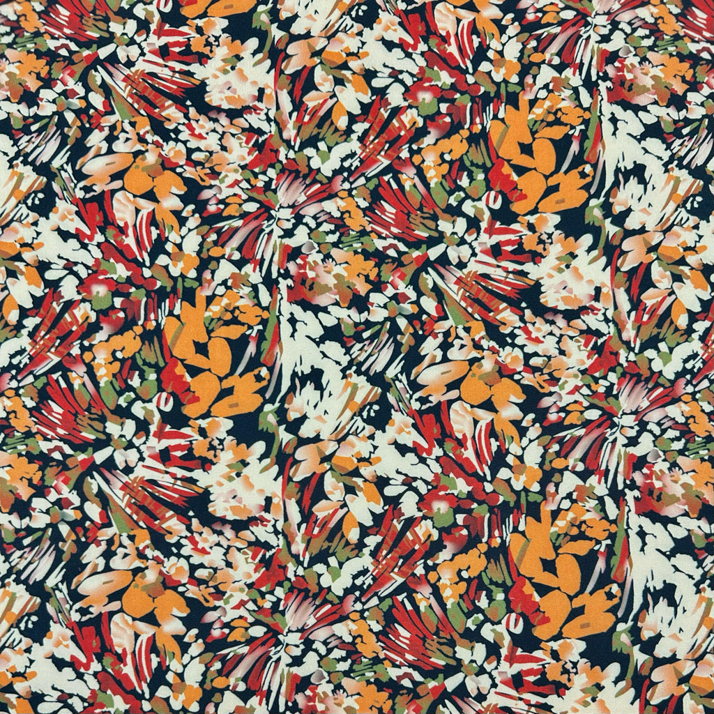 Fall/Autumn Colours Polyester Fabric