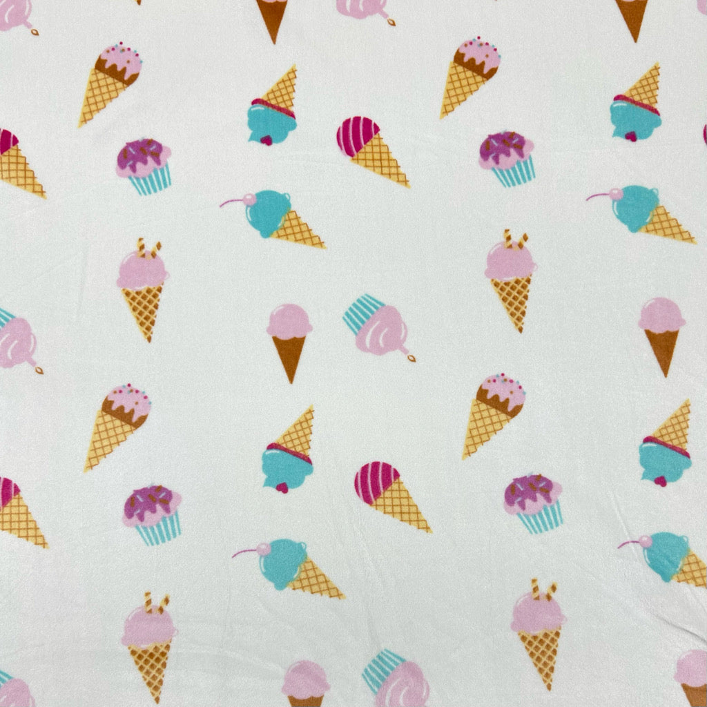 Dessert Delight Fleece Jersey Fabric