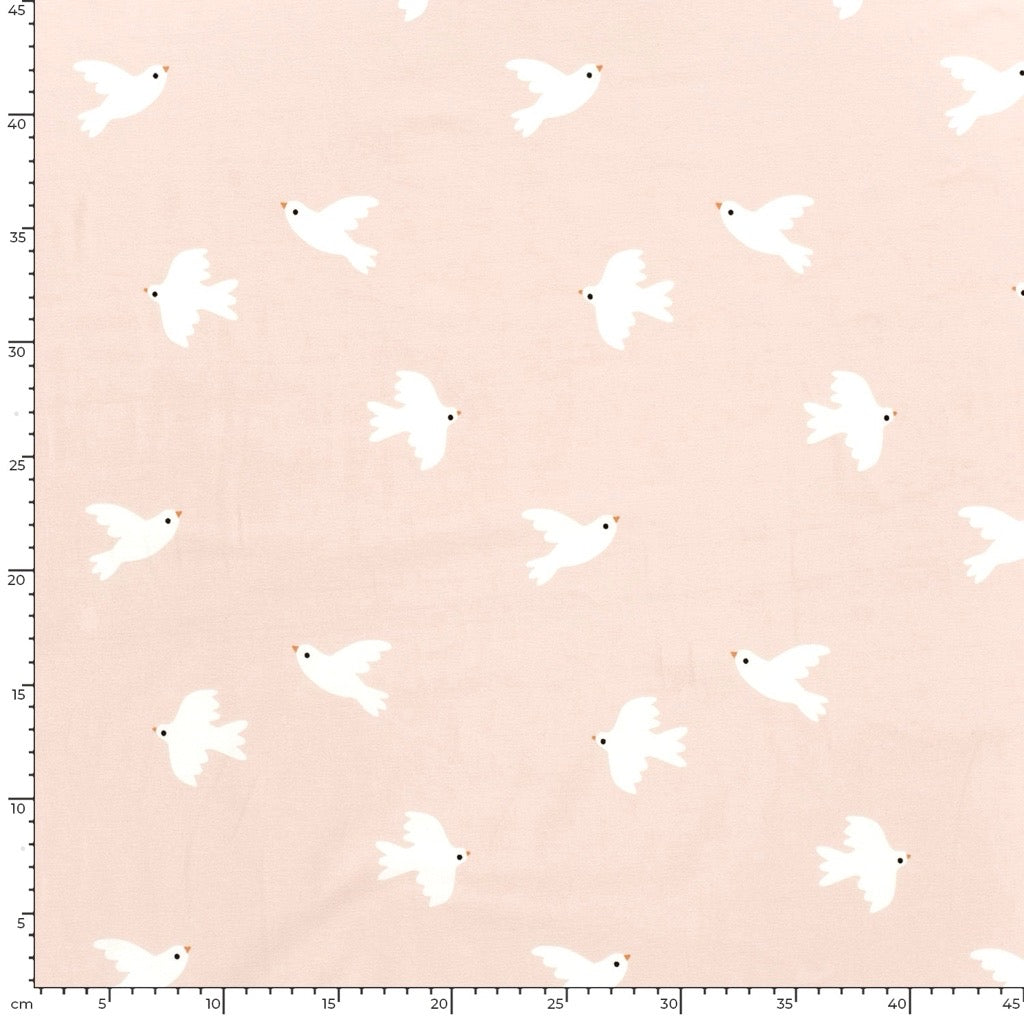 Soft Wings Cotton Jersey Fabric