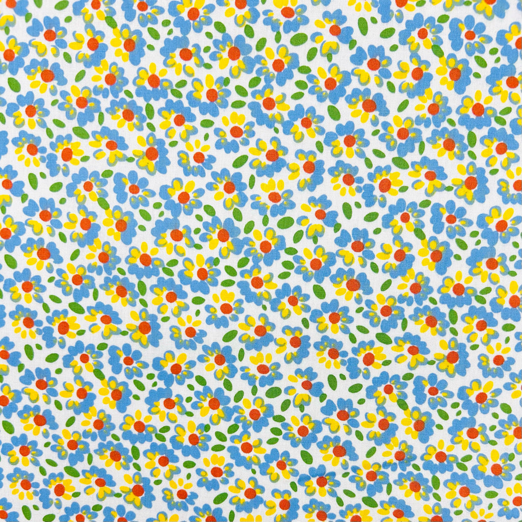 Sunbeam Blooms Cotton Poplin Fabric