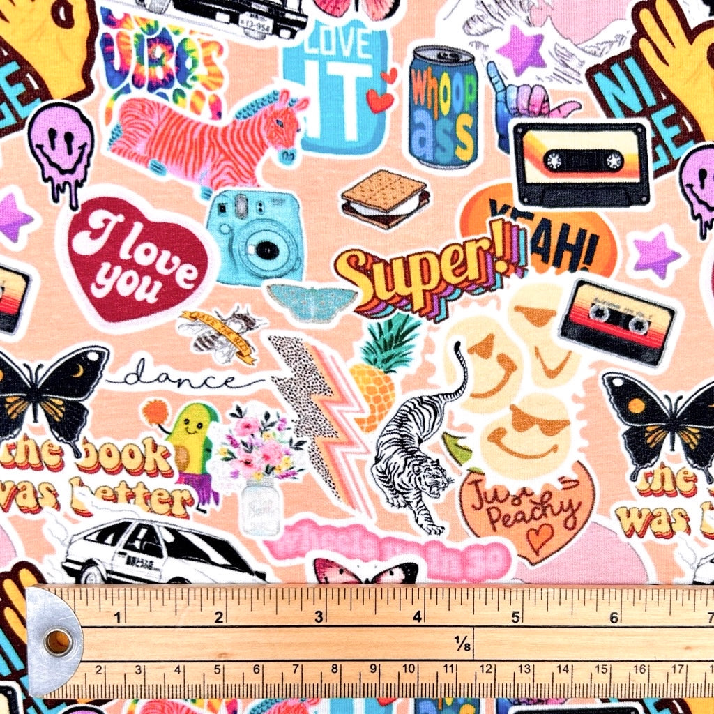 Pop Culture Cotton Jersey Fabric