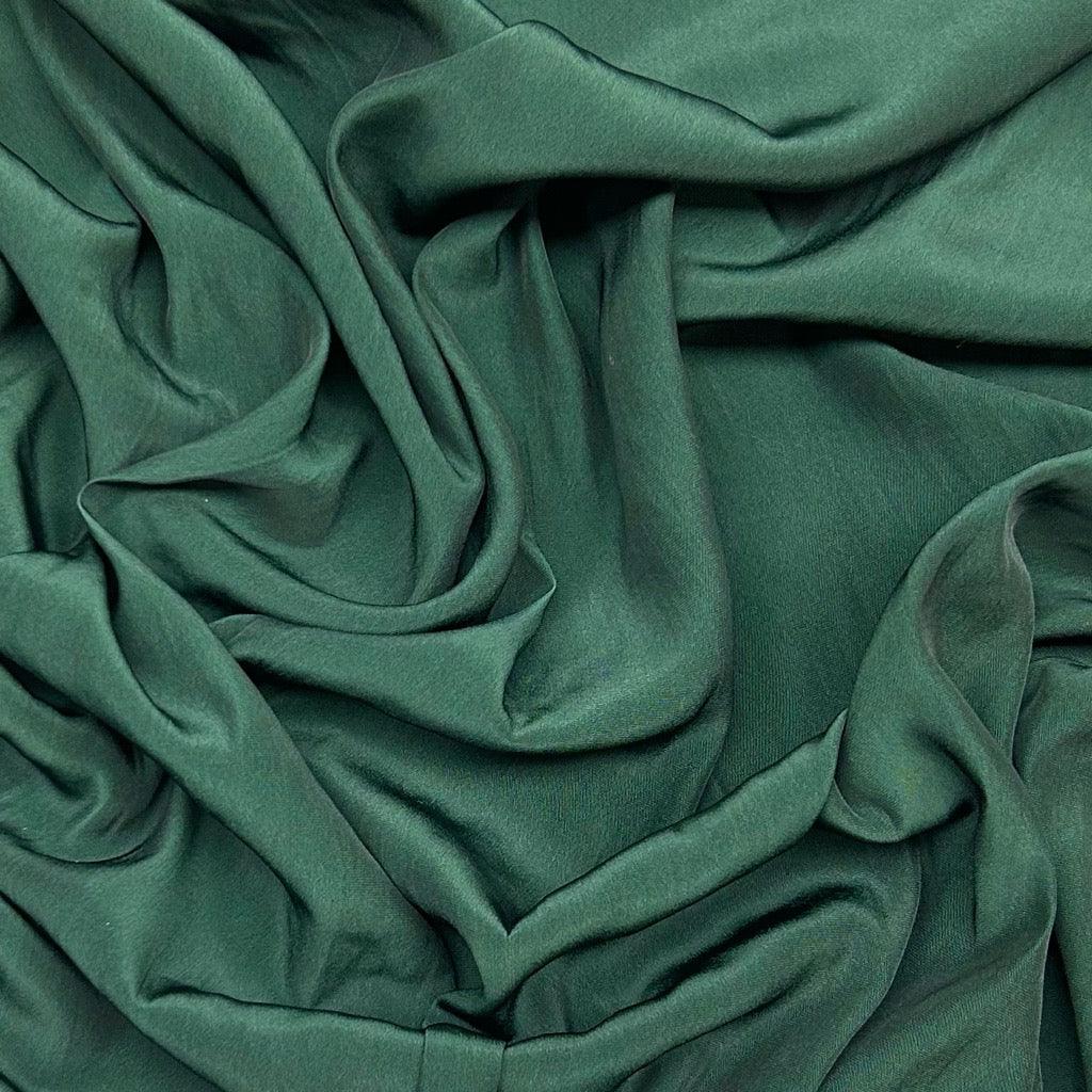 Dark Green Polyester Fabric - Pound Fabrics
