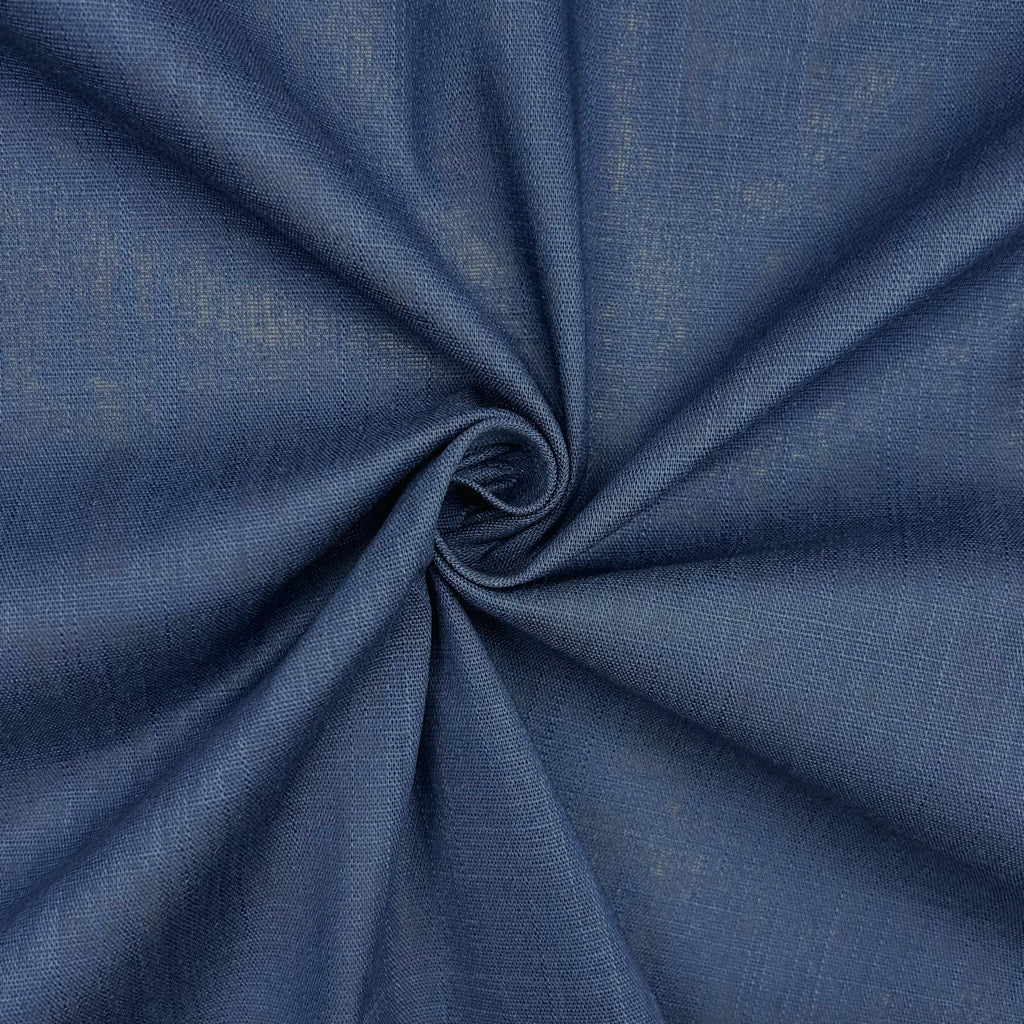 Plain Cotton Linen Blend Fabric