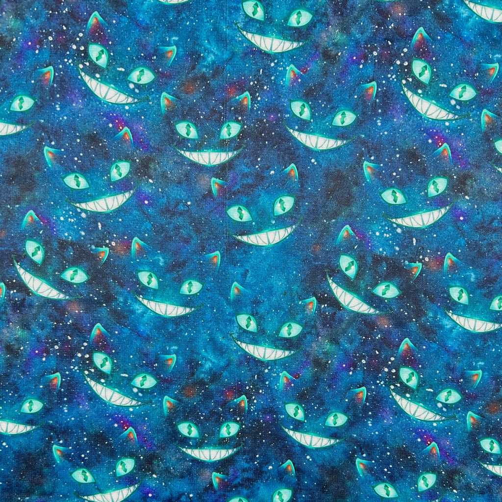Galaxy Cats Sweatshirt Fabric