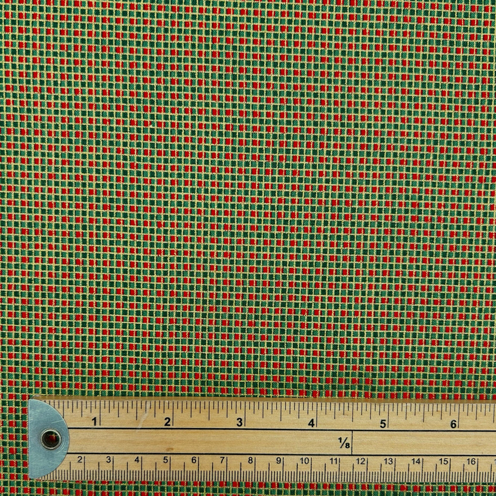Holiday Blocks Christmas Cotton Fabric