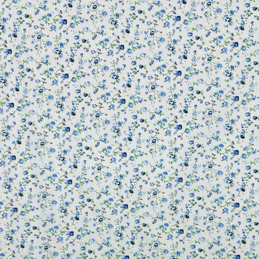 Dainty Flowers Polycotton Fabric - Pound Fabrics